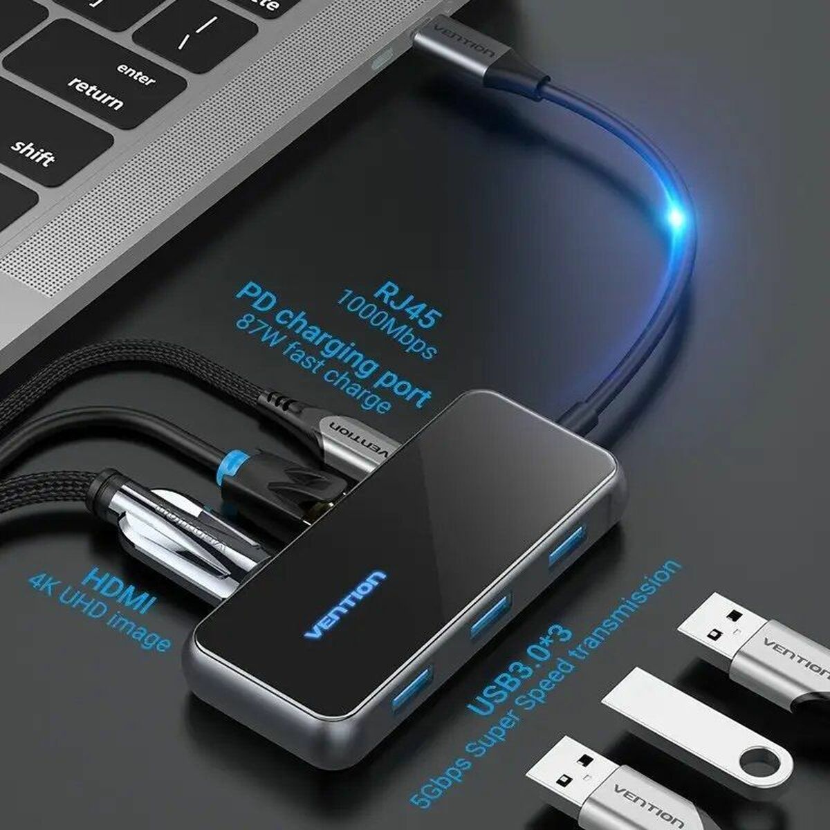 USB-разветвитель Vention TFFHB-2