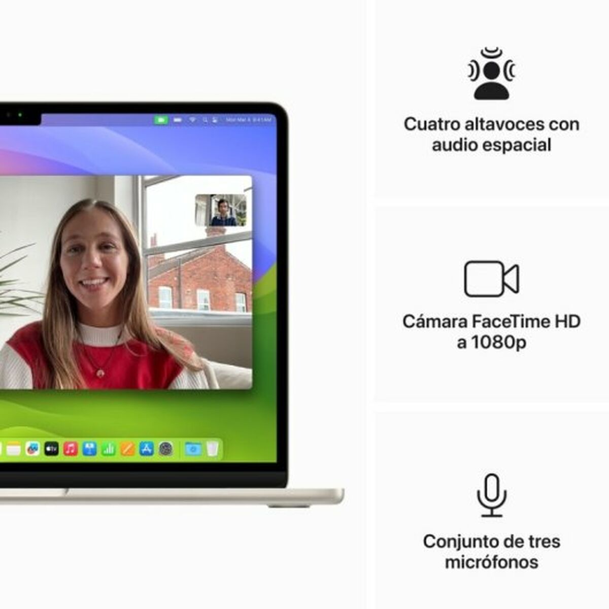Ноутбук Apple Macbook Air 13,6 M3 8 GB RAM 512 Гб SSD-6