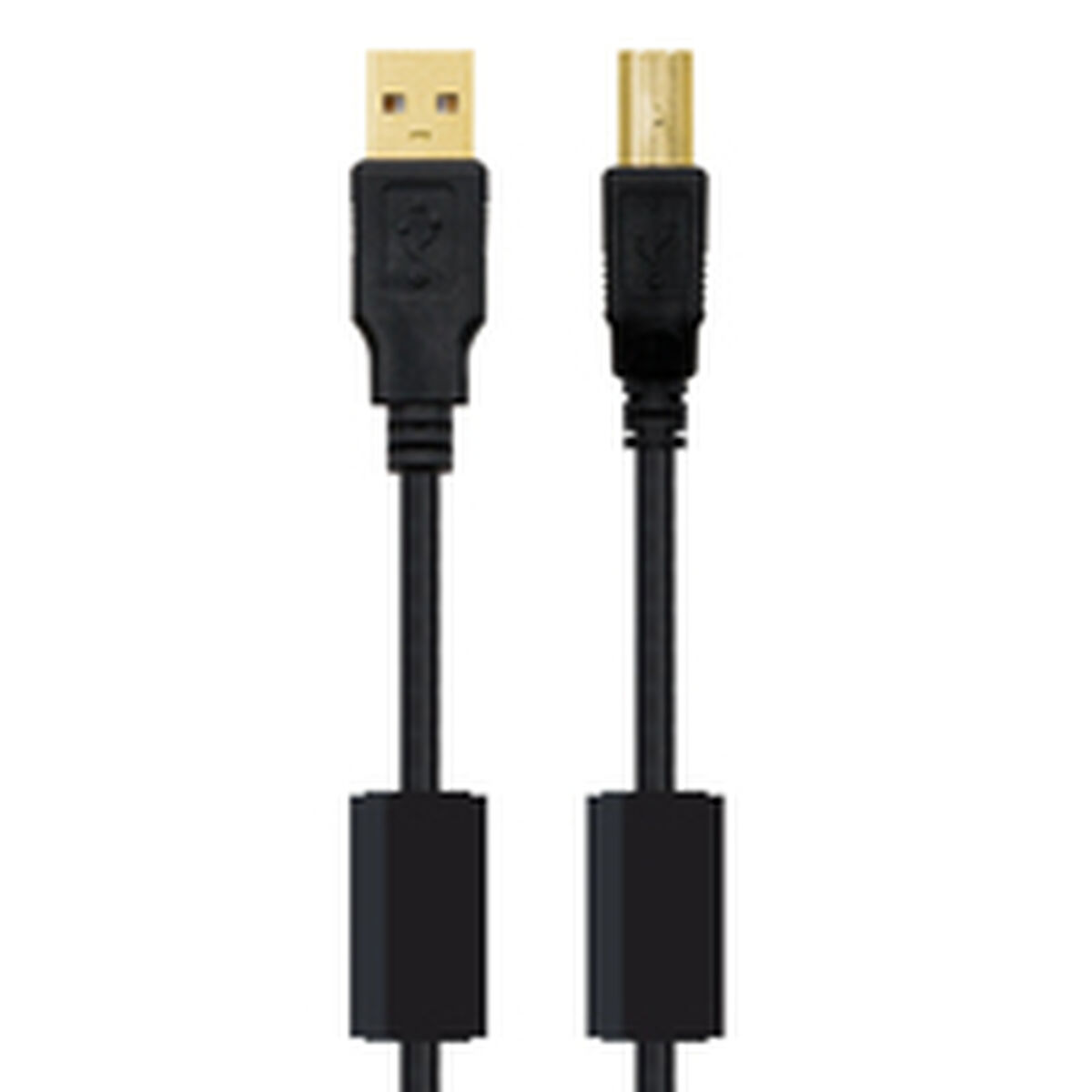 Кабель USB 2.0 A — USB B NANOCABLE 10.01.1203 Чёрный 3 m (1 штук)-8