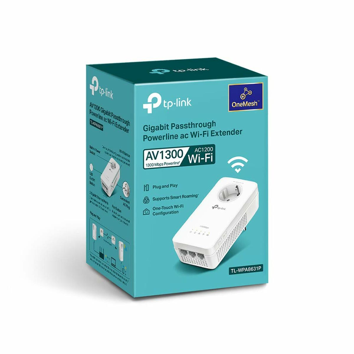 Wifi-усилитель TP-Link TL-WPA8631P Gigabit 1300 Mbps 300m-3