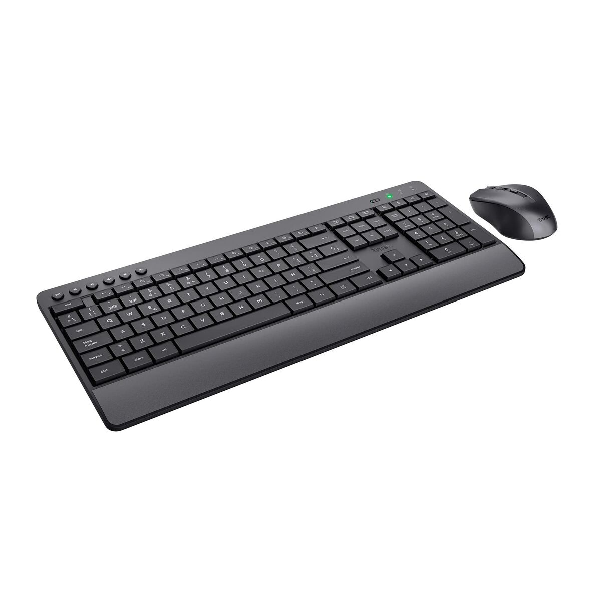 Клавиатура и мышь Trust Trezo Чёрный Испанская Qwerty-3