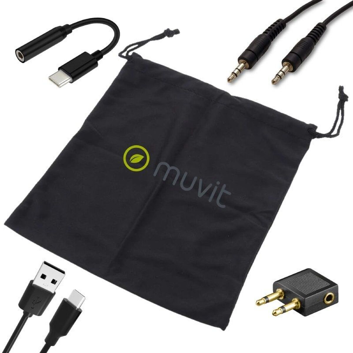 Bluetooth-наушники Muvit MCHPH0012 Белый-5