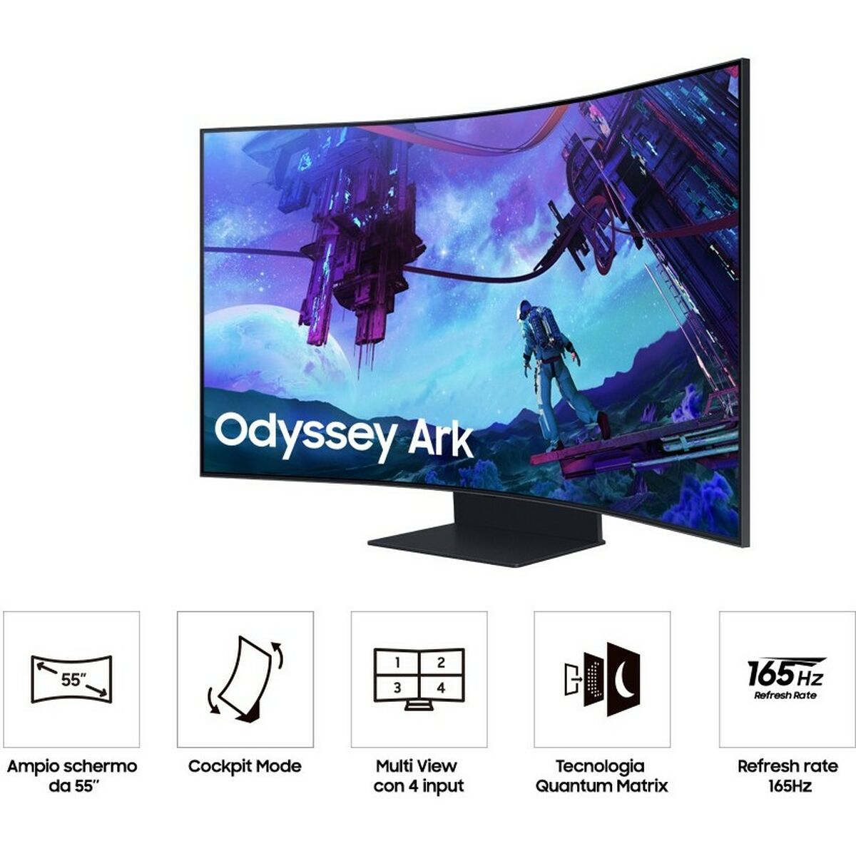 Монитор Samsung Odyssey Ark S55CG970NU 55 4K Ultra HD 165 Hz-6