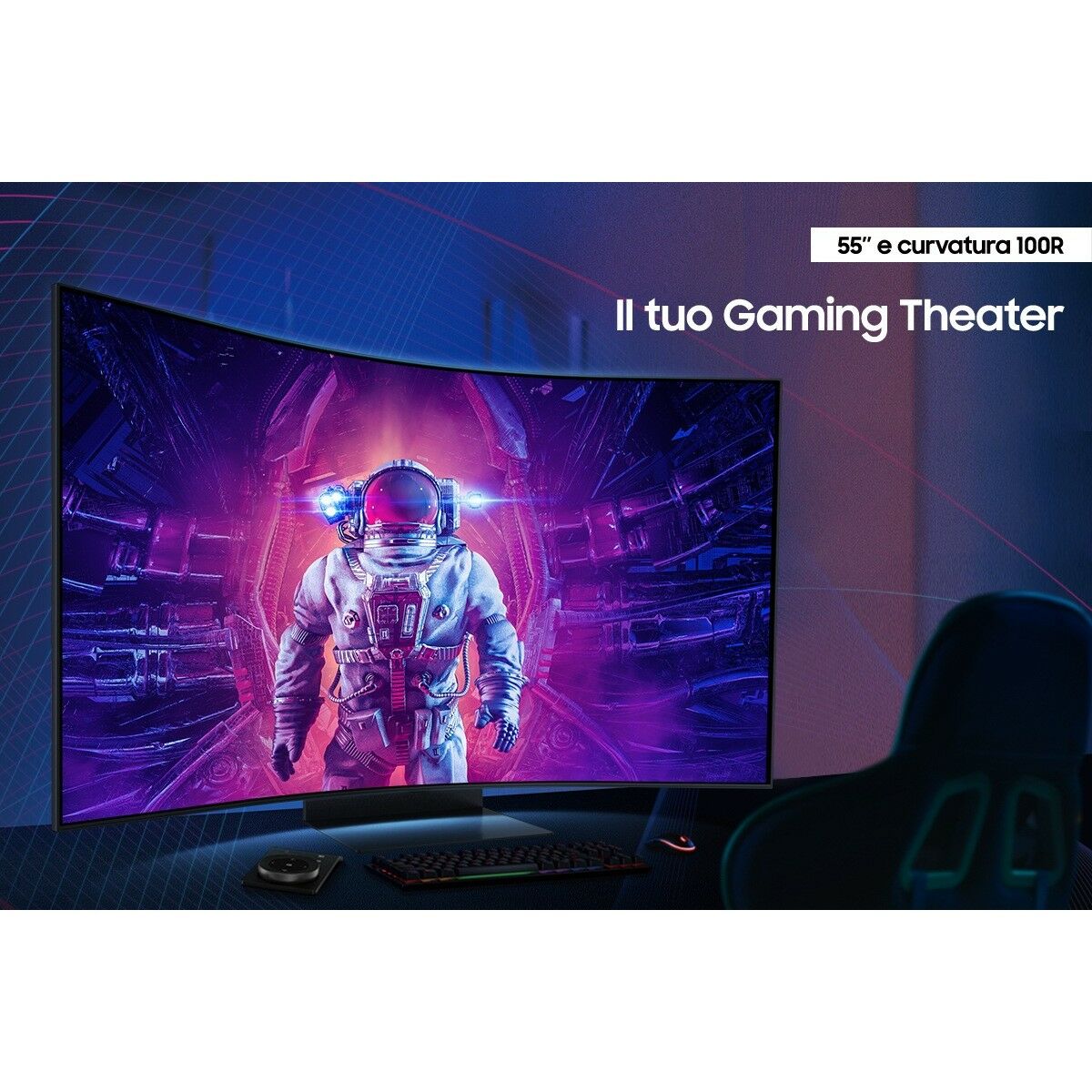 Монитор Samsung Odyssey Ark S55CG970NU 55 4K Ultra HD 165 Hz-8