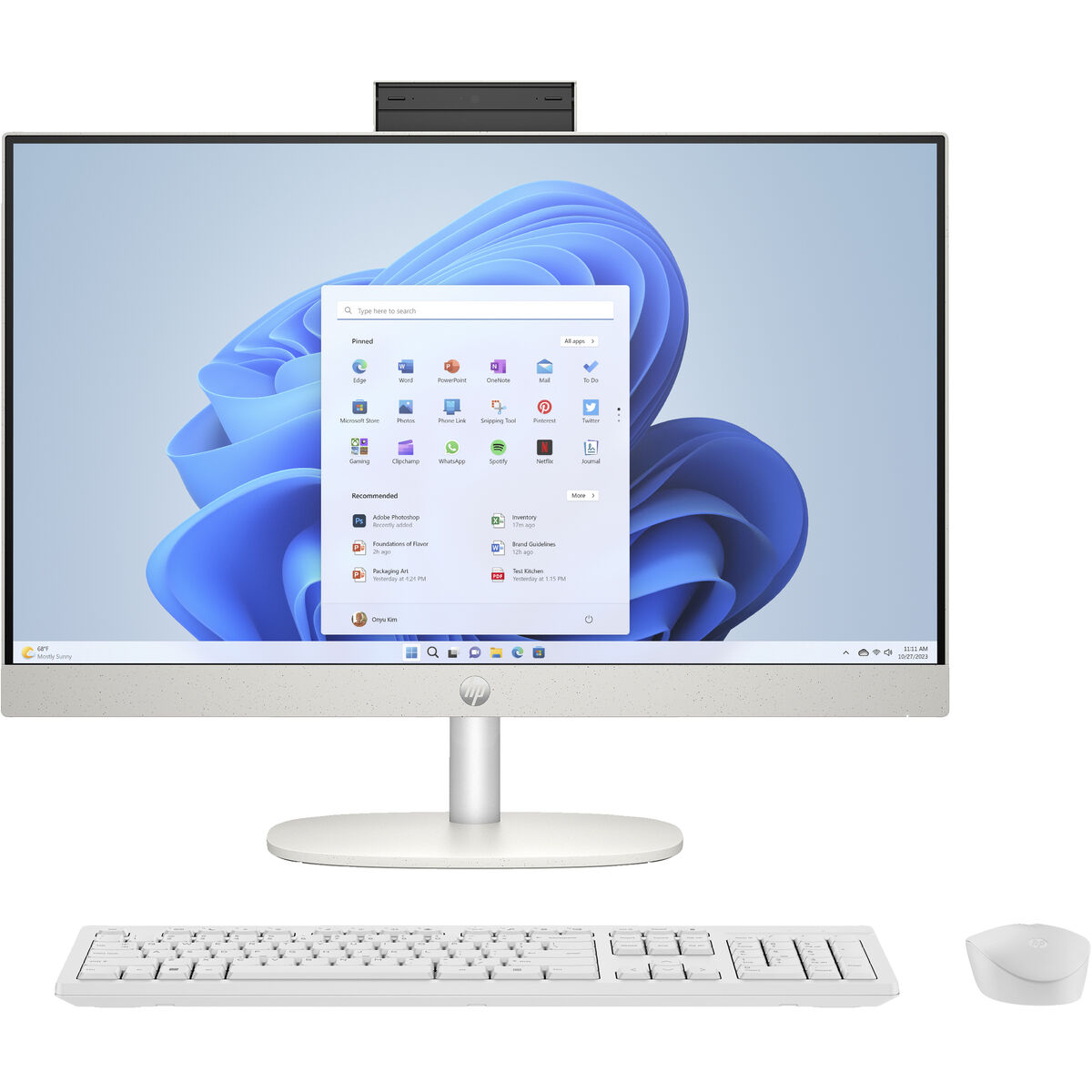Всё-в-одном HP 24-CR0053NS 23,8 Intel Celeron N100 8 GB RAM 512 Гб SSD-2