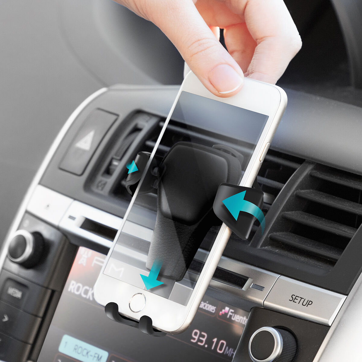 Автомобильная Поворотная Подставка для Мобильных Телефонов Gravder InnovaGoods-2