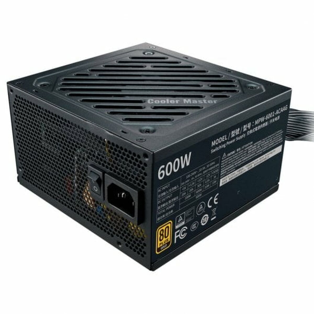 Источник питания Cooler Master 600 W (Пересмотрено B)-2