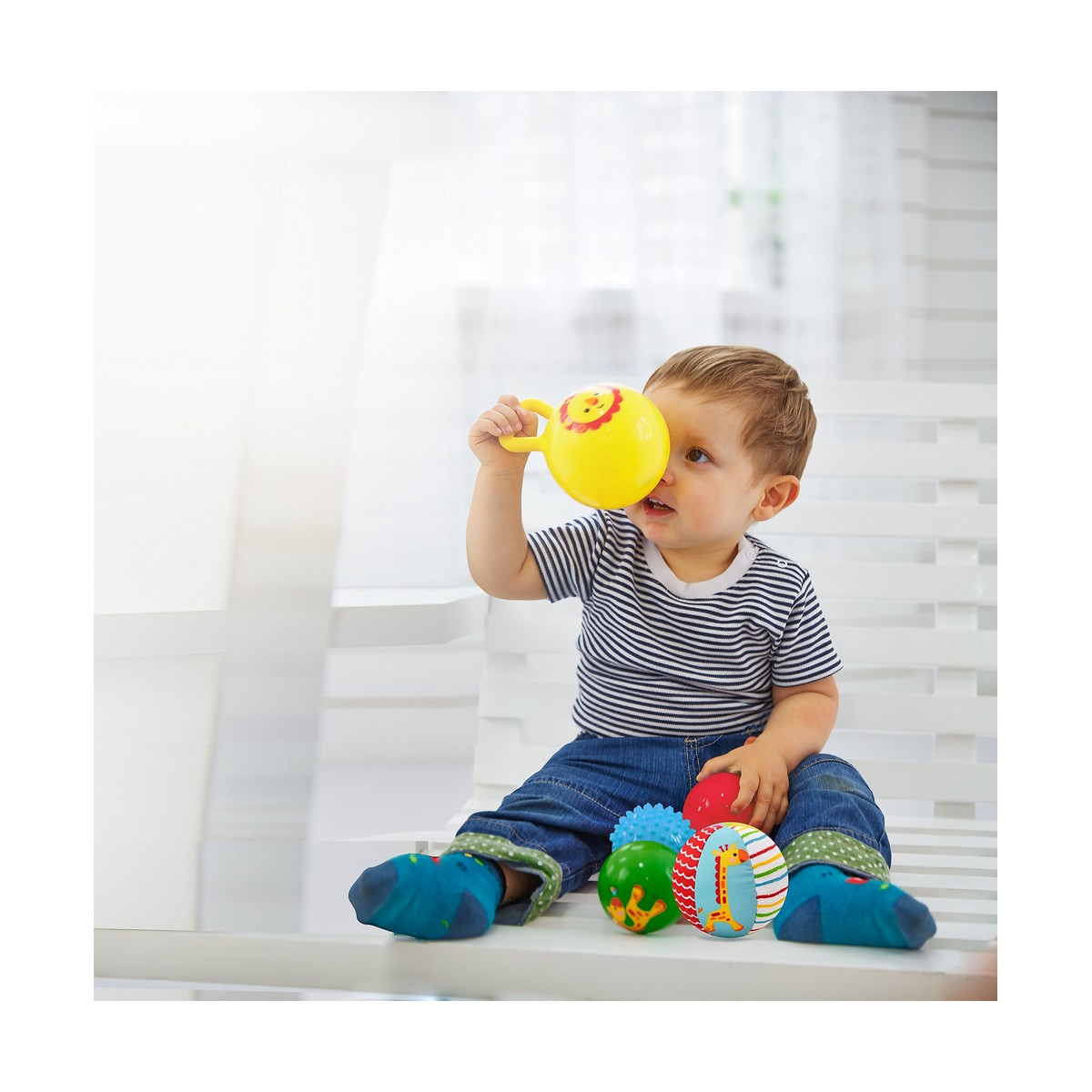 Ball Fisher Price Animals-4