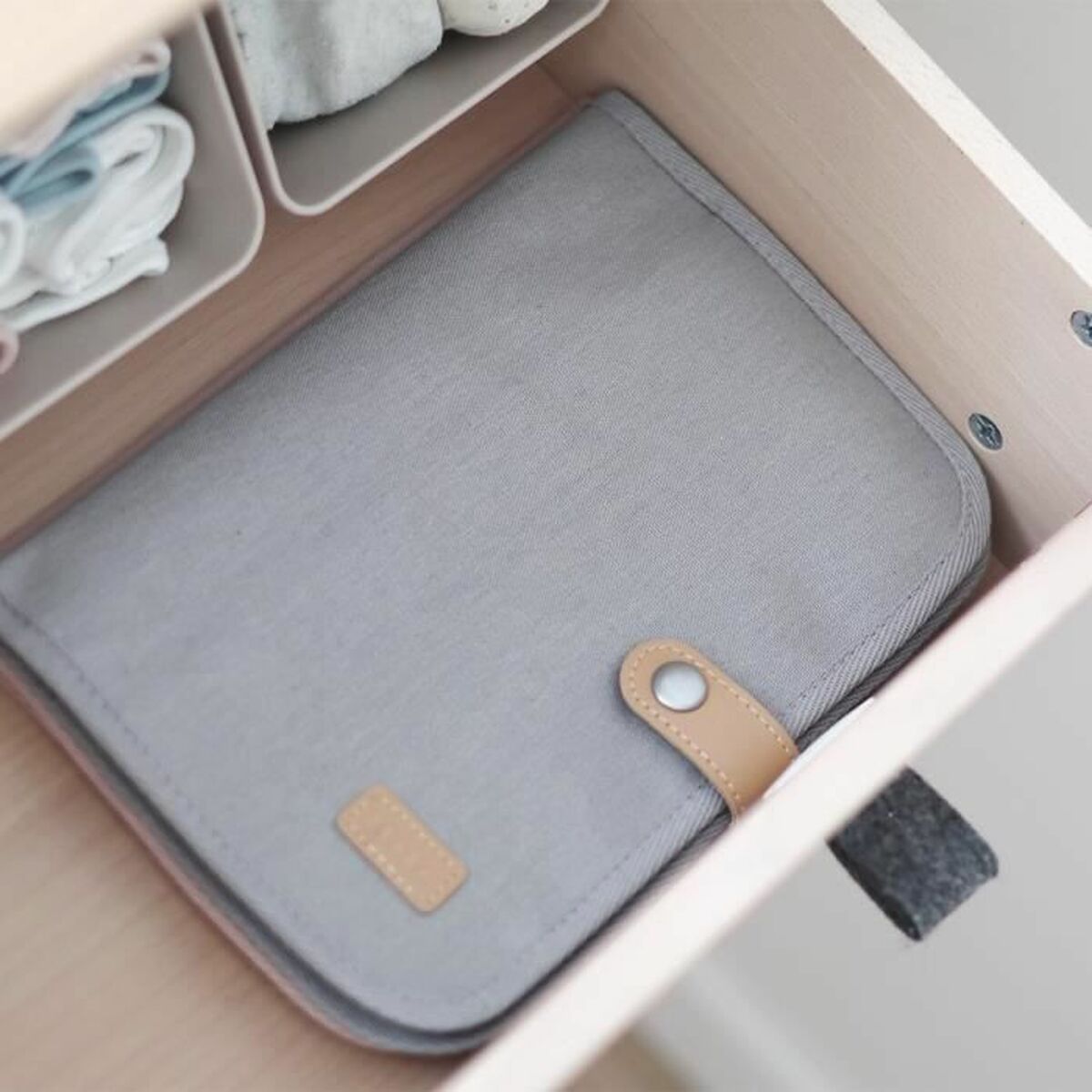 Briefcase Béaba Grey Children 17.5 x 25.5 x 1 cm-4