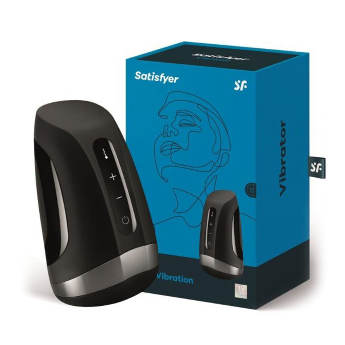 Вибратор классический Bnaughty черный Men Heat Satisfyer SF-J80012-2