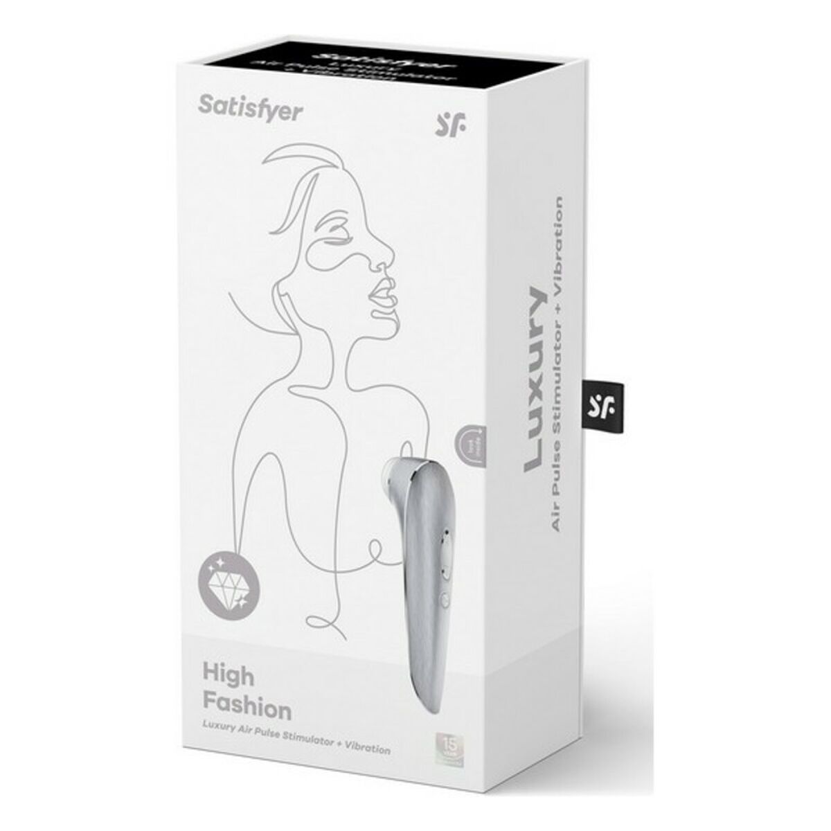 Присоски для клитора Satisfyer Luxury High Fashion Серебристый-2
