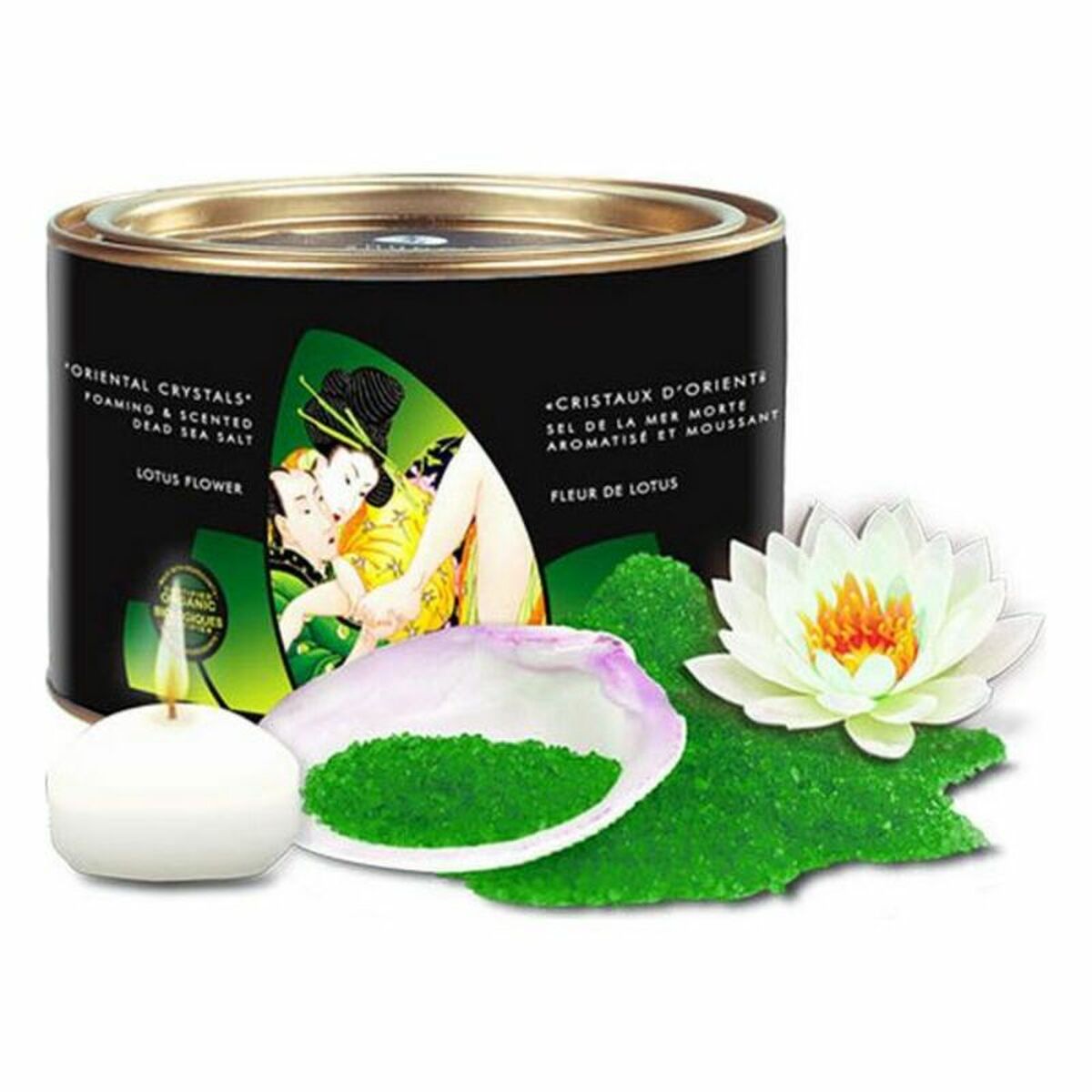 Соли для ванн Shunga 9067027 (600 g) Lotus Flower-2