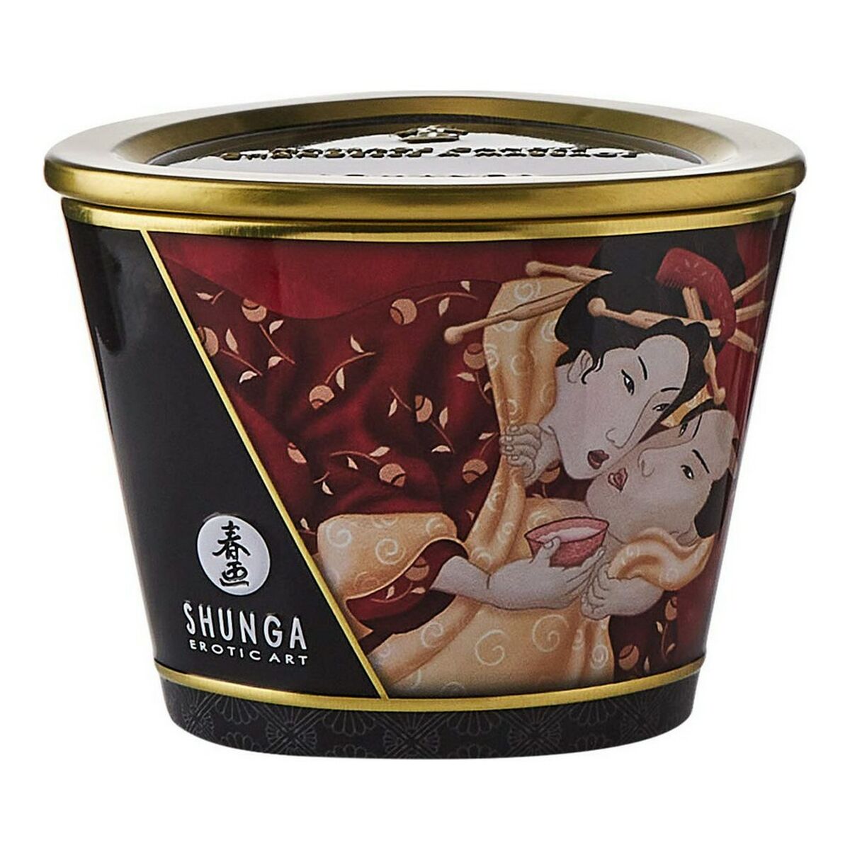Свеча для массажа Клубника Shunga (170 ml)-3