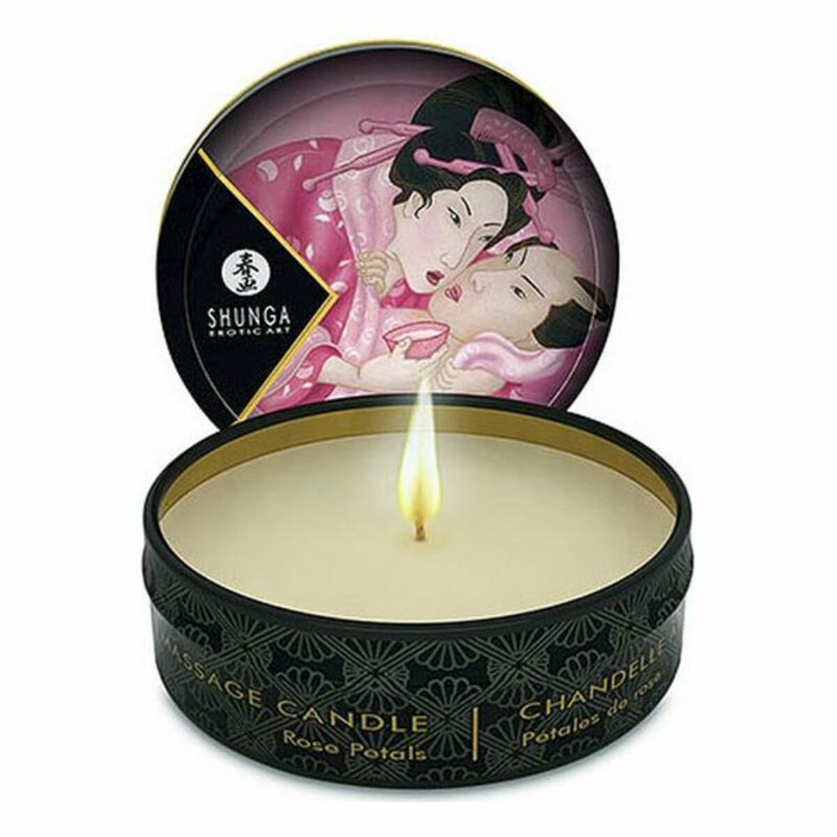 Свечи для массажа Shunga 11568 30 ml розами-2