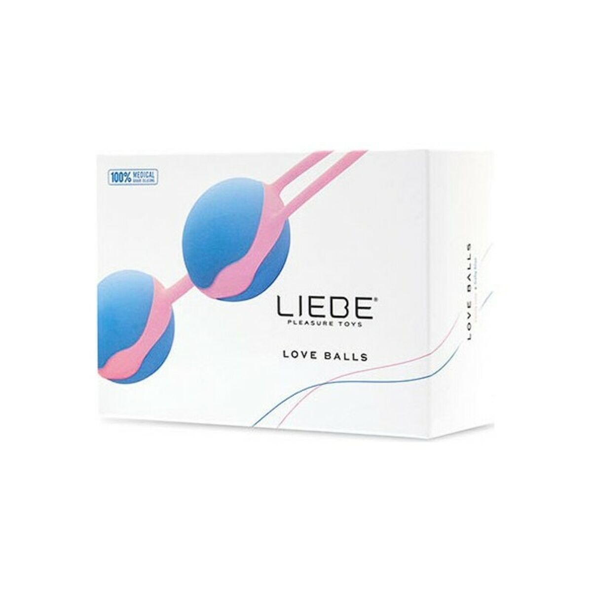 Вагинальные шарики Liebe Love Balls Синий-2