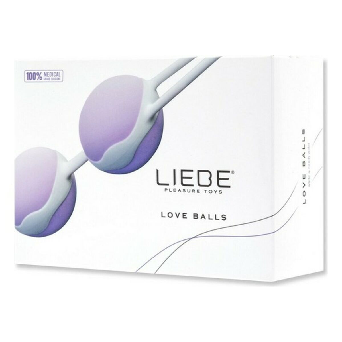 Вагинальные шарики Liebe Love Balls Фиолетовый-2