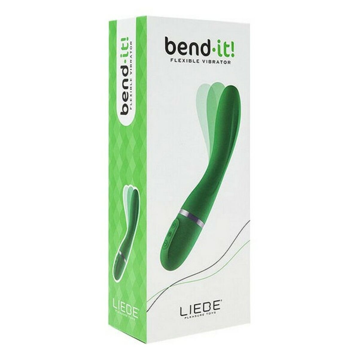 Вибратор для точки G Liebe Bend It Summer Зеленый-3