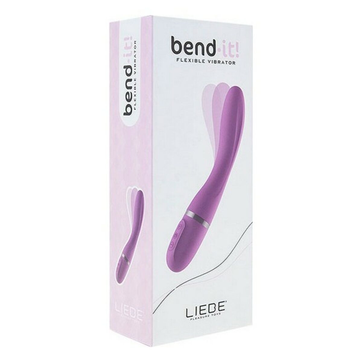 Вибратор для точки G Liebe Bend It Pale Розовый-3