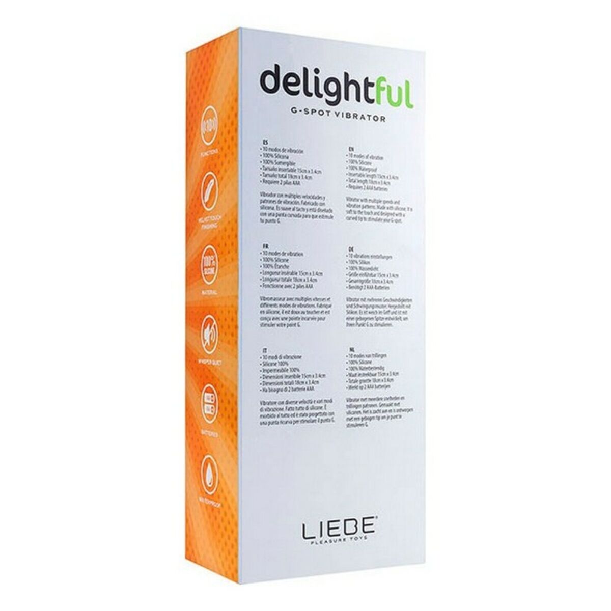 Вибратор Liebe Delightful Зеленый-4