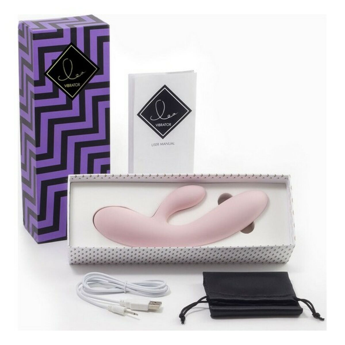 Lea Вибратор Светло-розовый FeelzToys-2