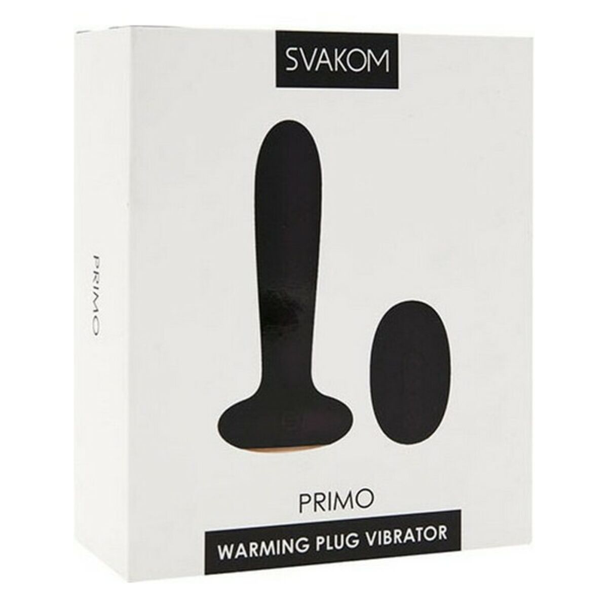 Anal plug with Primo heating function, black Svakom NS7145 Black-3