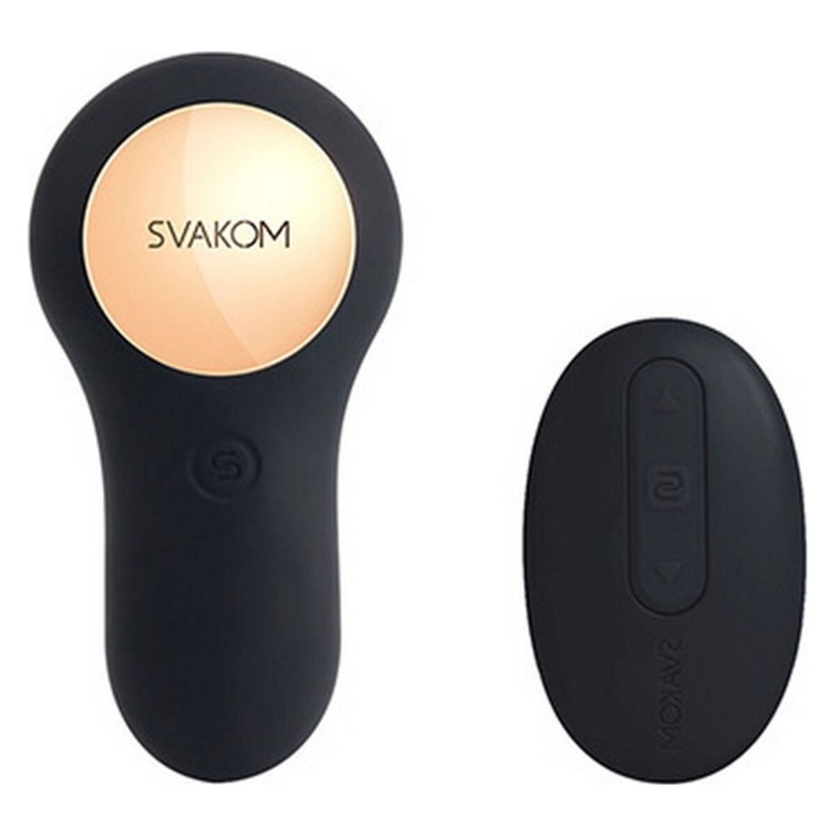 Силиконовый массажер простаты Vick Powerful Plug, черный Svakom-3