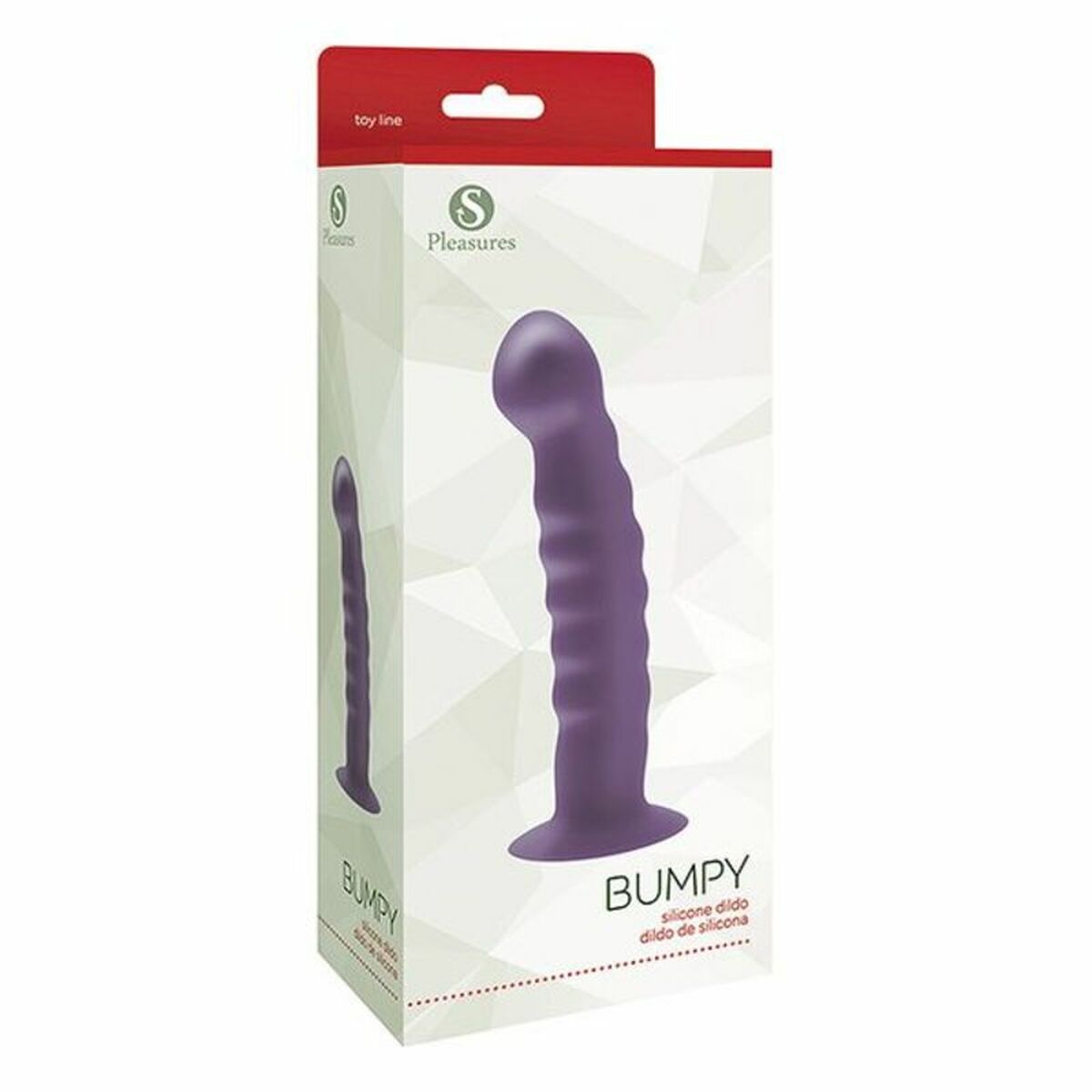 Дилдо S Pleasures Bumpy Пурпурный-2