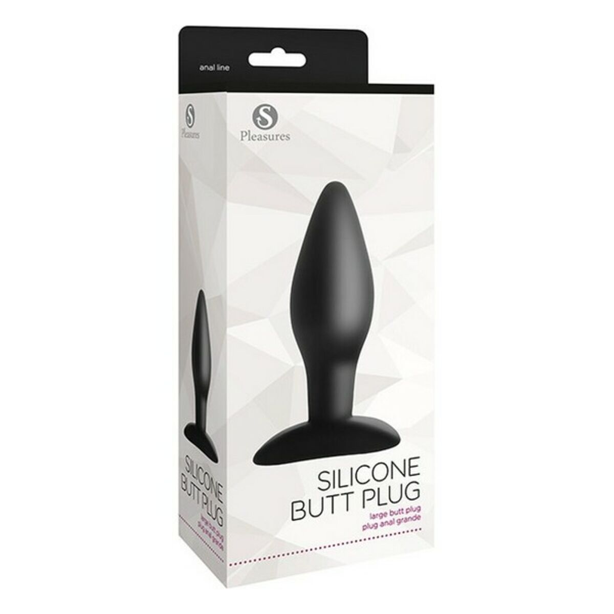 Анальный пробка S Pleasures Чёрный (4,5 cm)-2