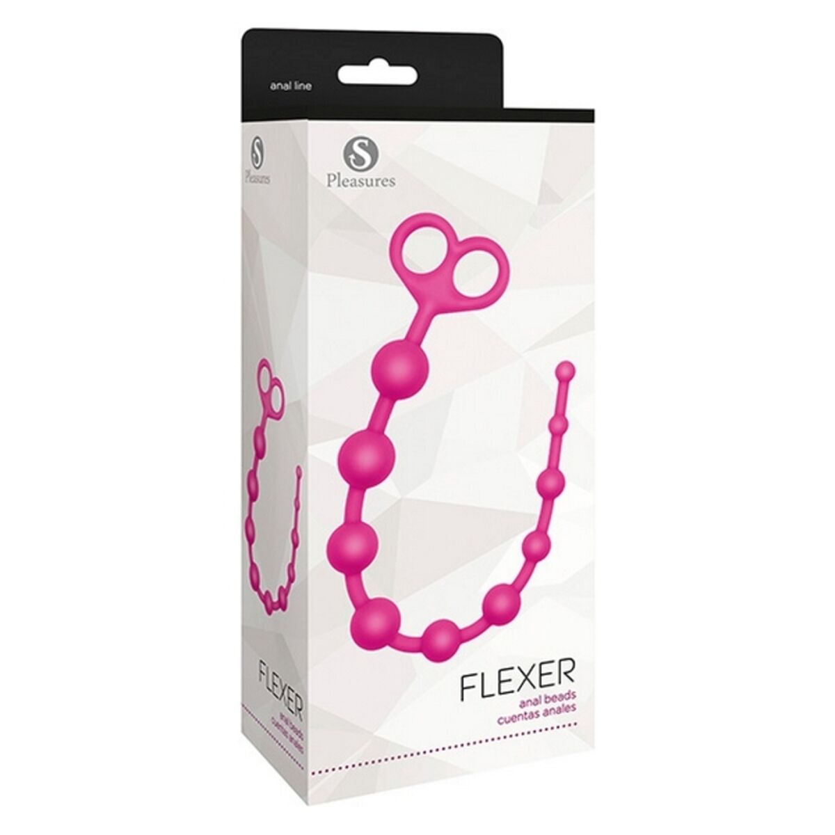Анальные шары S Pleasures Flexer Силикон-2