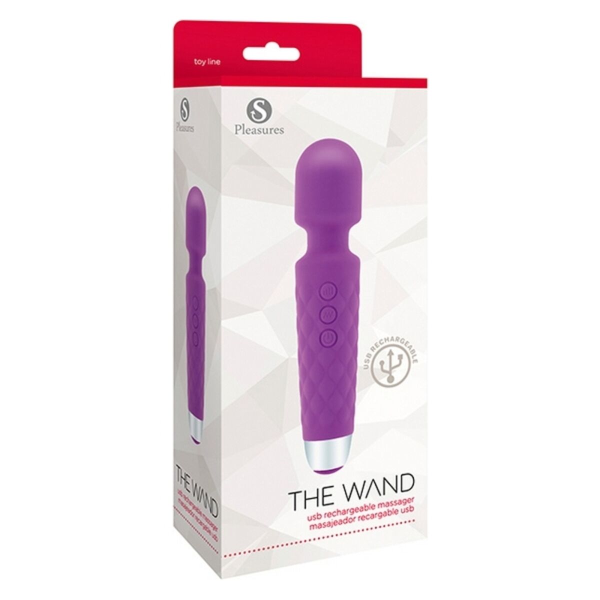 Массажеры S Pleasures The Wand Лиловый-2