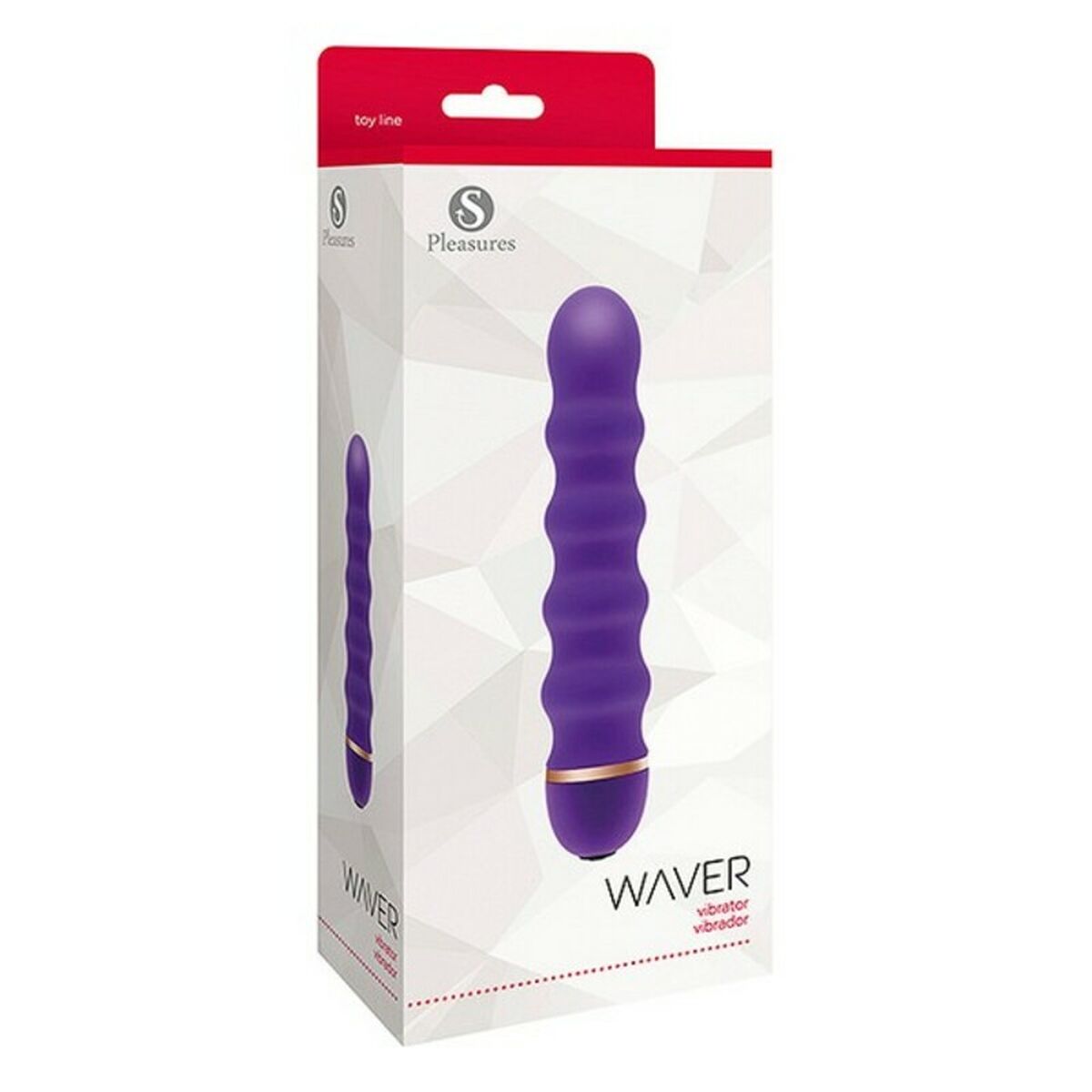 Вибратор S Pleasures Waver Разноцветный Лиловый-2