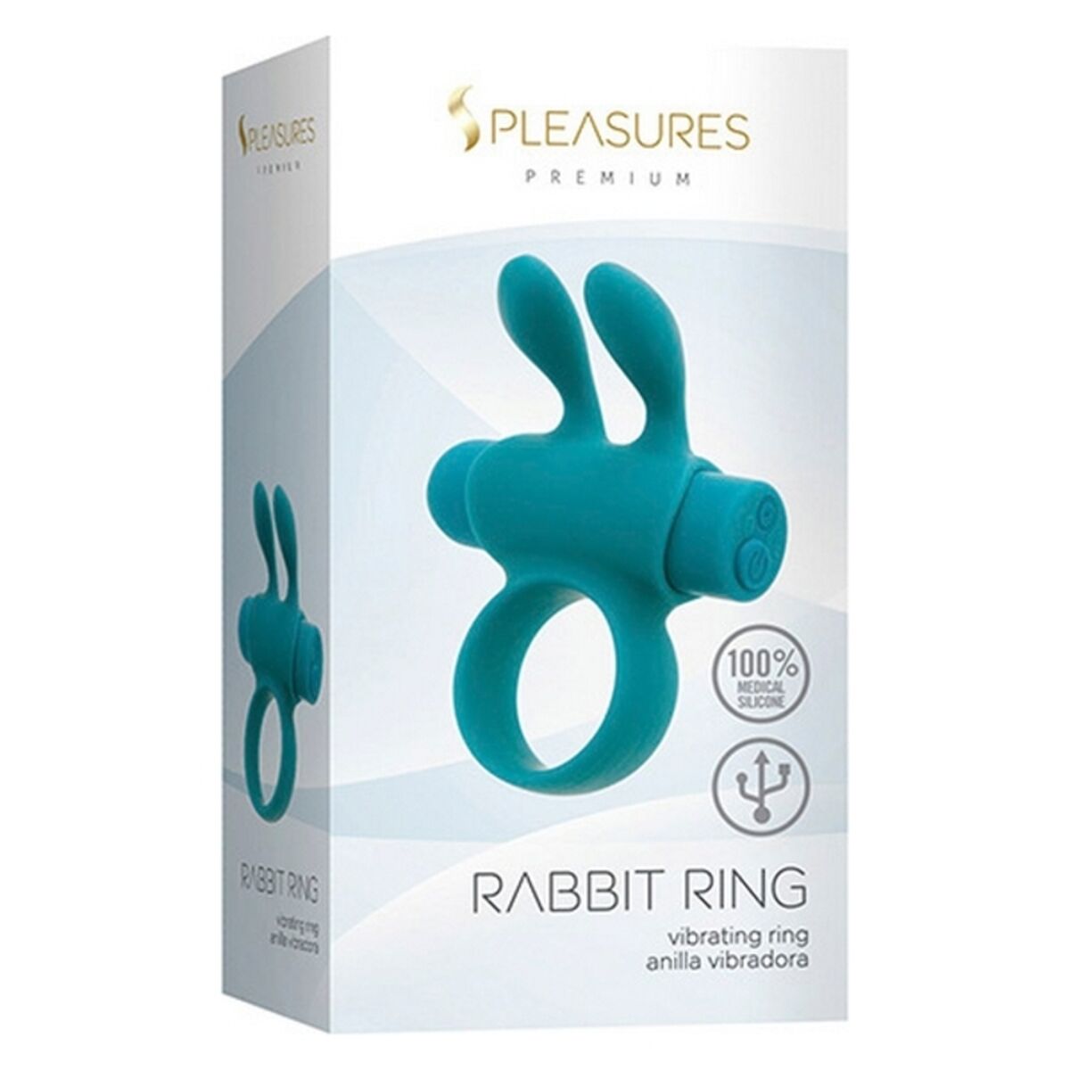 Кольца на пенис S Pleasures 7326513 бирюзовый-2
