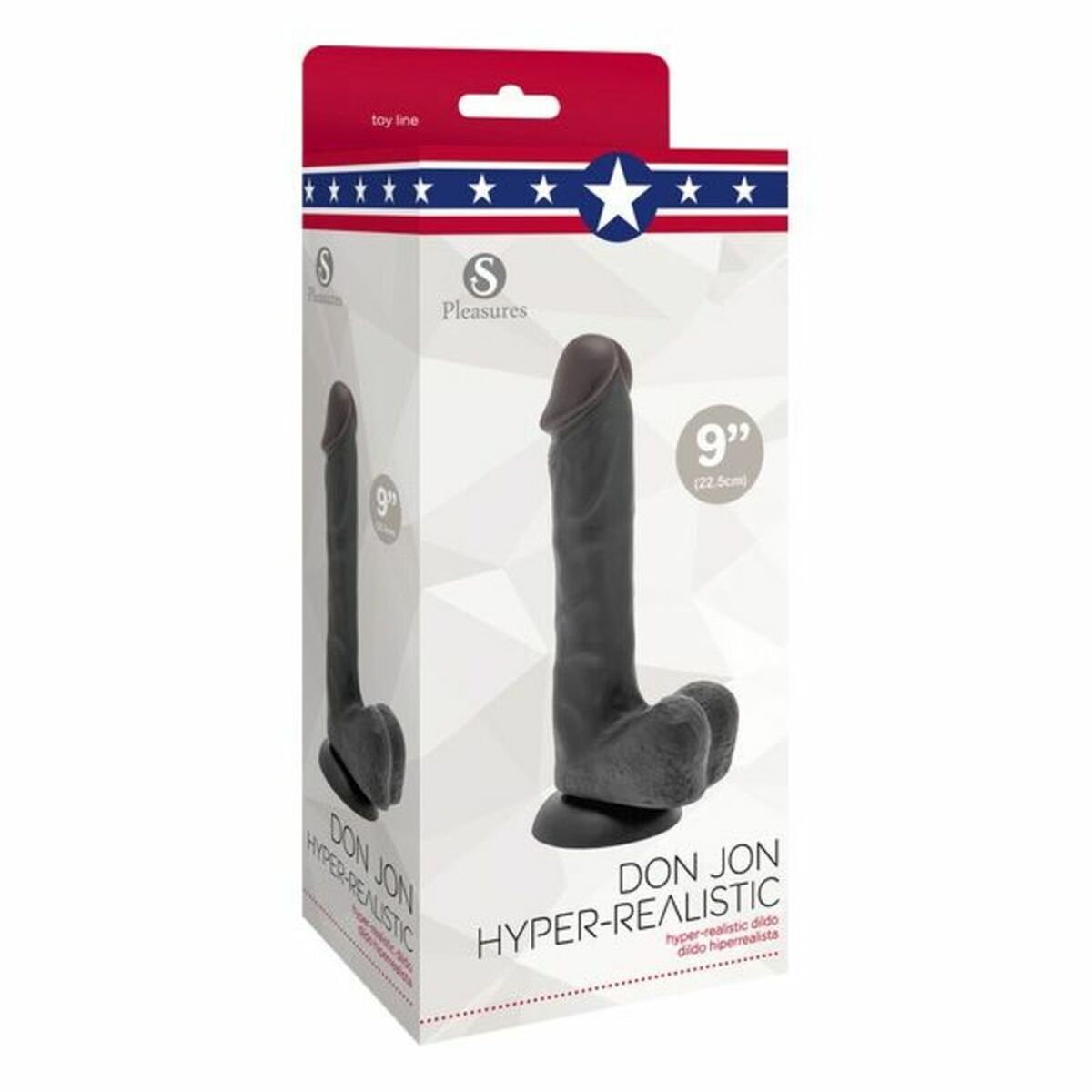 Реалистичный дилдо S Pleasures Don Jon Силикон (18 cm)-3