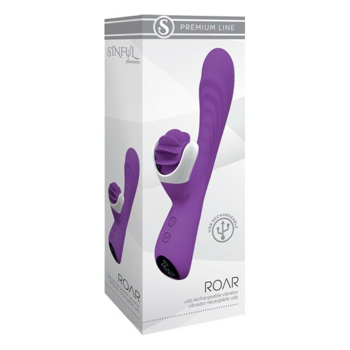 Кролик S Pleasures Premium Line Roar Лиловый-3