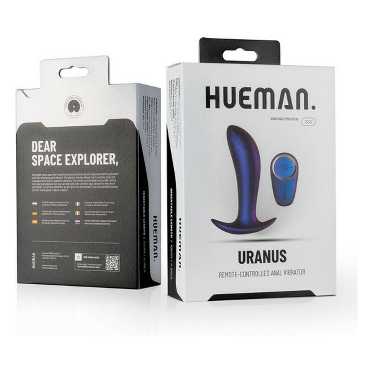 Анальный пробка Hueman Пурпурный (Ø 3,2 cm)-2