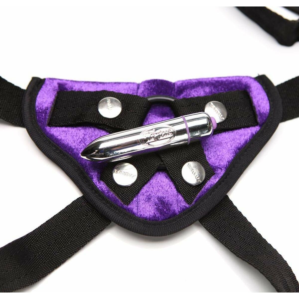Вибратор-страпон Tantus Лиловый Чёрный (3 pcs)-4