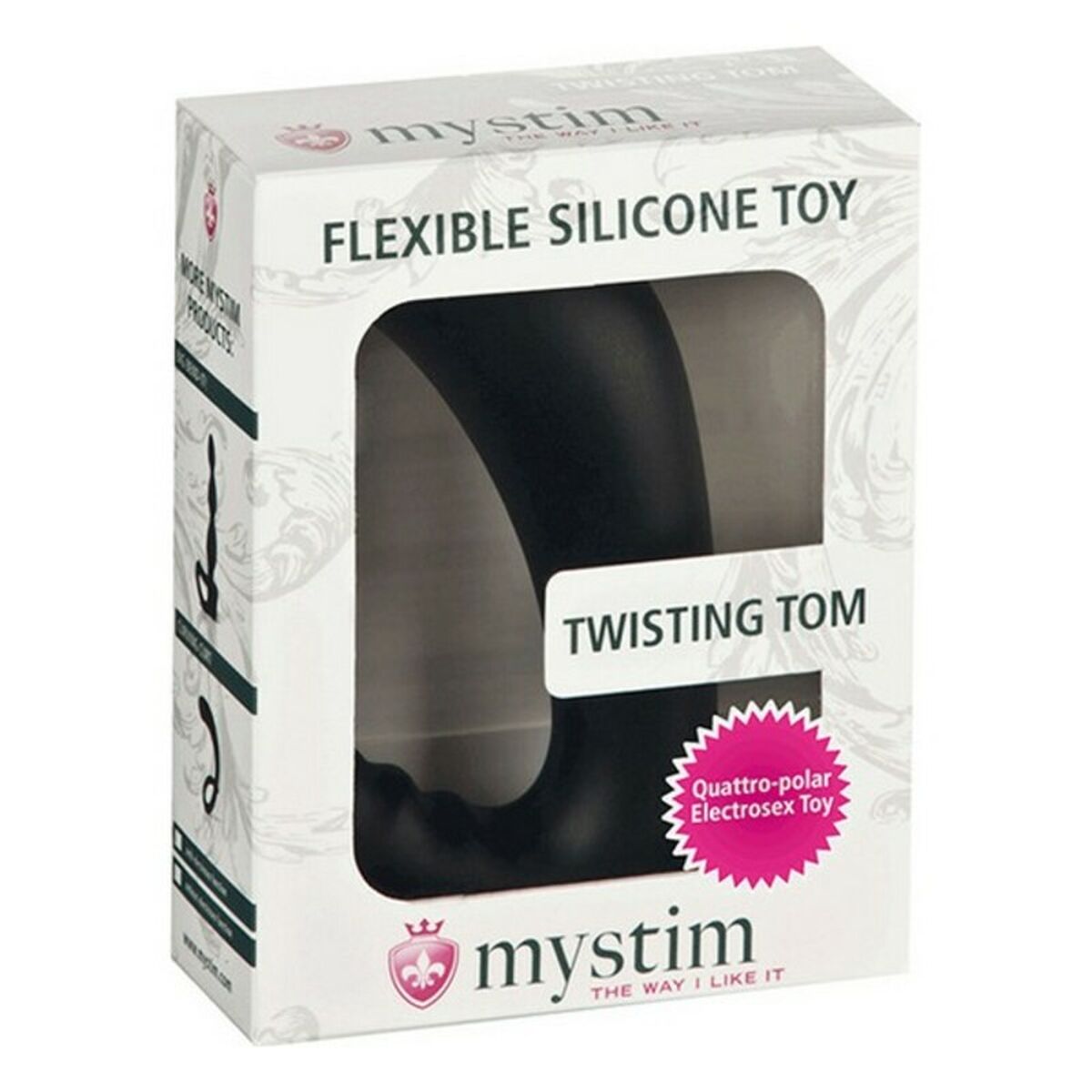 Стимулятор простаты Twisting Tom Electrosex Mystim Чёрный (11 cm)-2