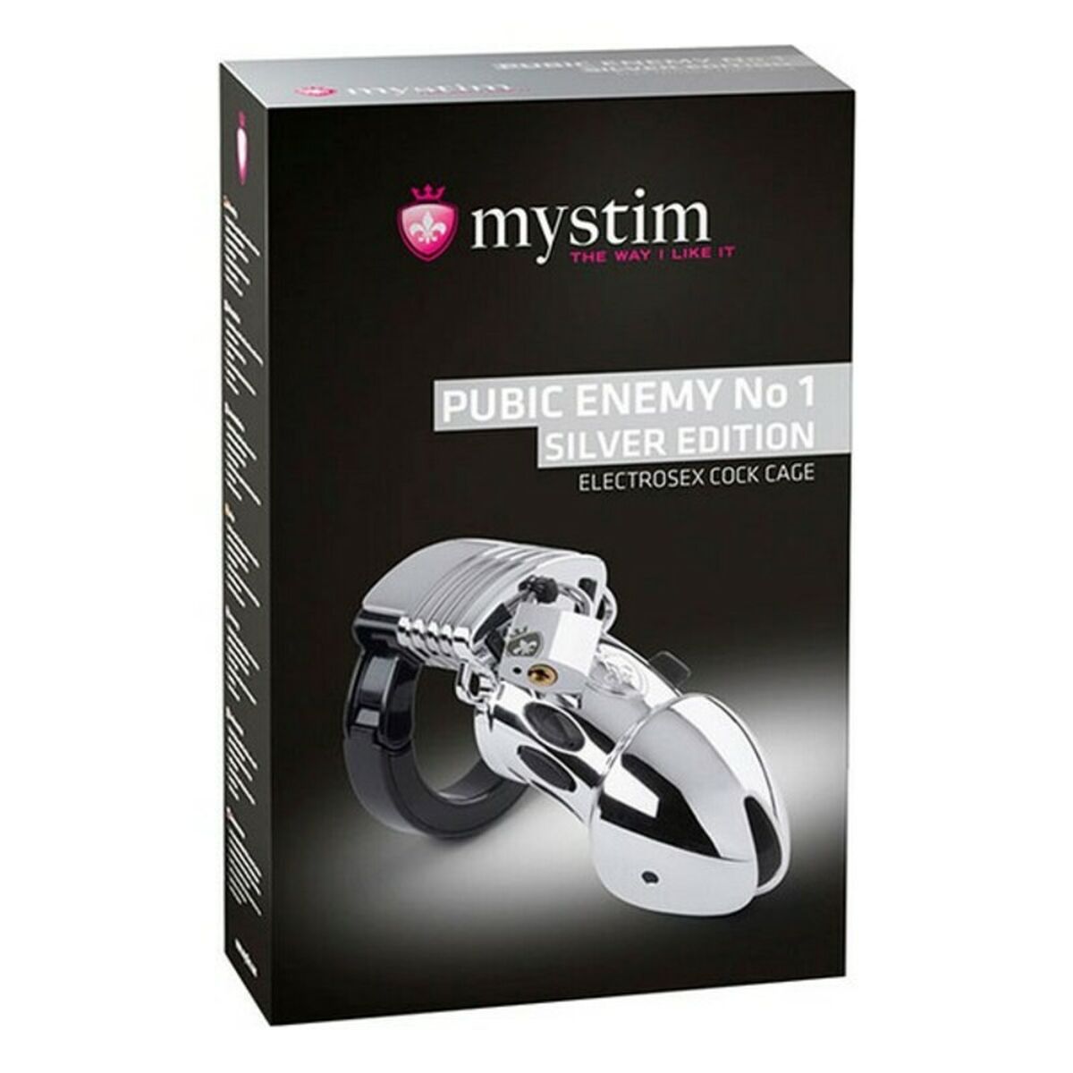 Мужской пояс верности Pubic Enemy No 1, серебристый Mystim 5142250000 Серебристый-4