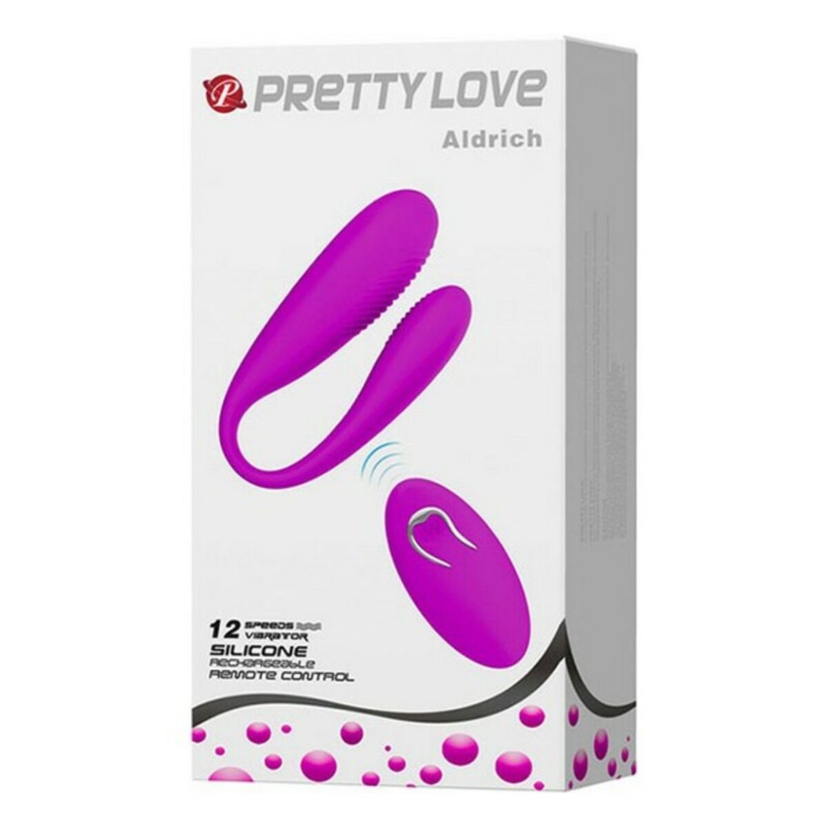 Двойной стимулирующий вибратор Pretty Love Aldrich Розовый-3