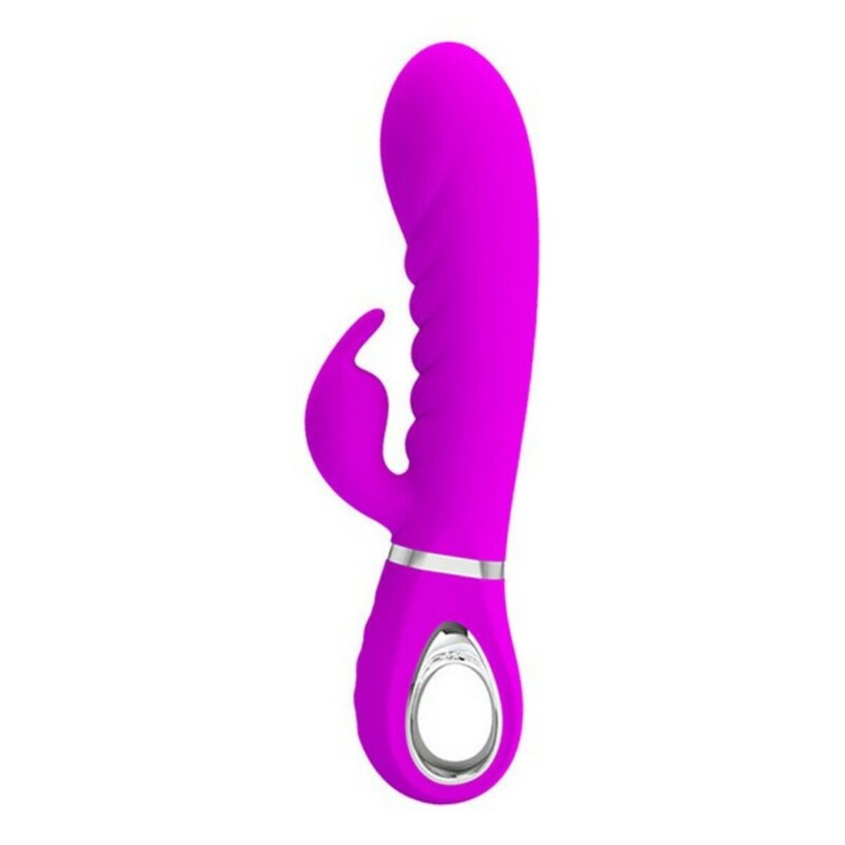 Двойной стимулирующий вибратор Pretty Love Prescott Лиловый (12 cm)-3