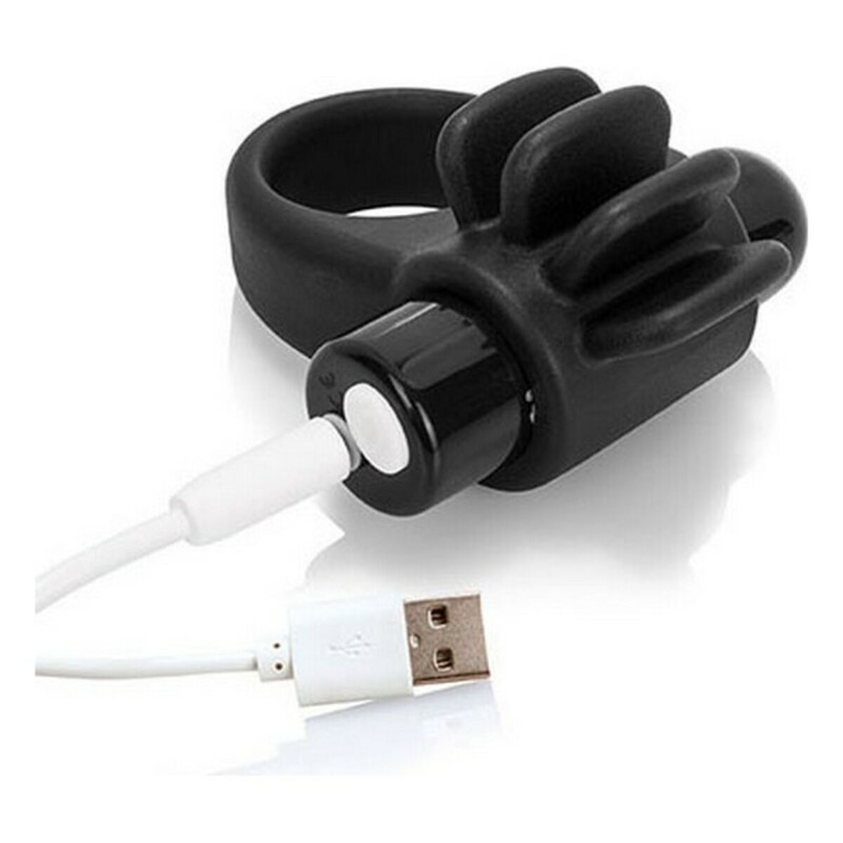 Vibro Ring For Penis The Screaming O Charged Skooch Black-2