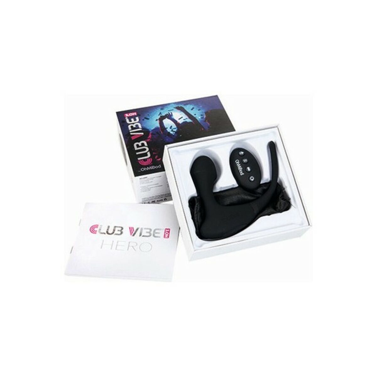 Музыкальный вибратор Club Vibe 3.OH Hero OhMiBod Чёрный-3