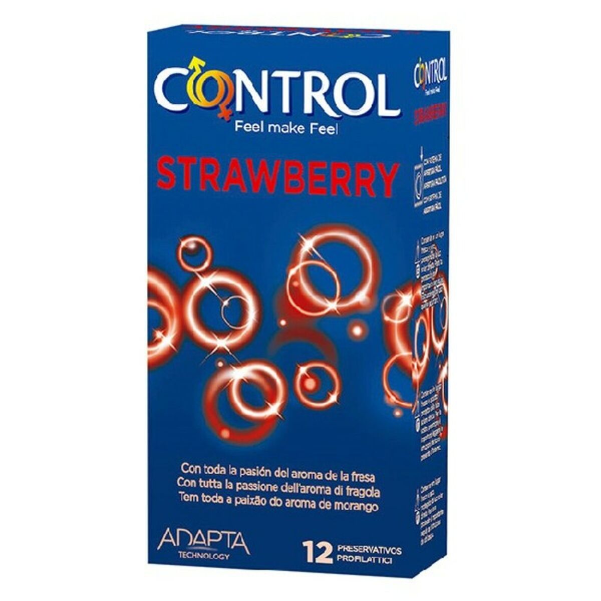 Презервативы Control 43224 Клубника (12 uds)-2
