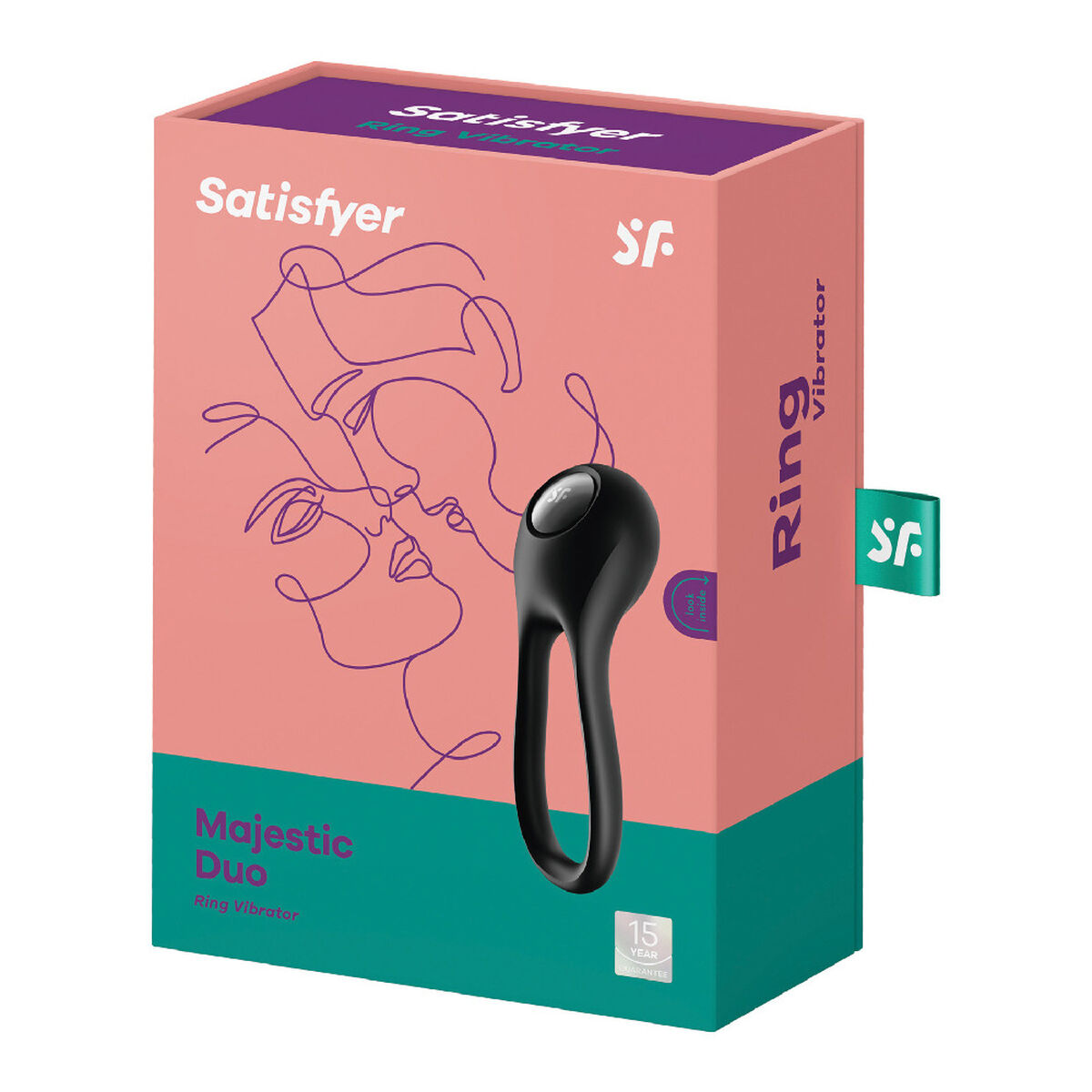 Виброкольцо Satisfyer Majestic Duo Чёрный-2