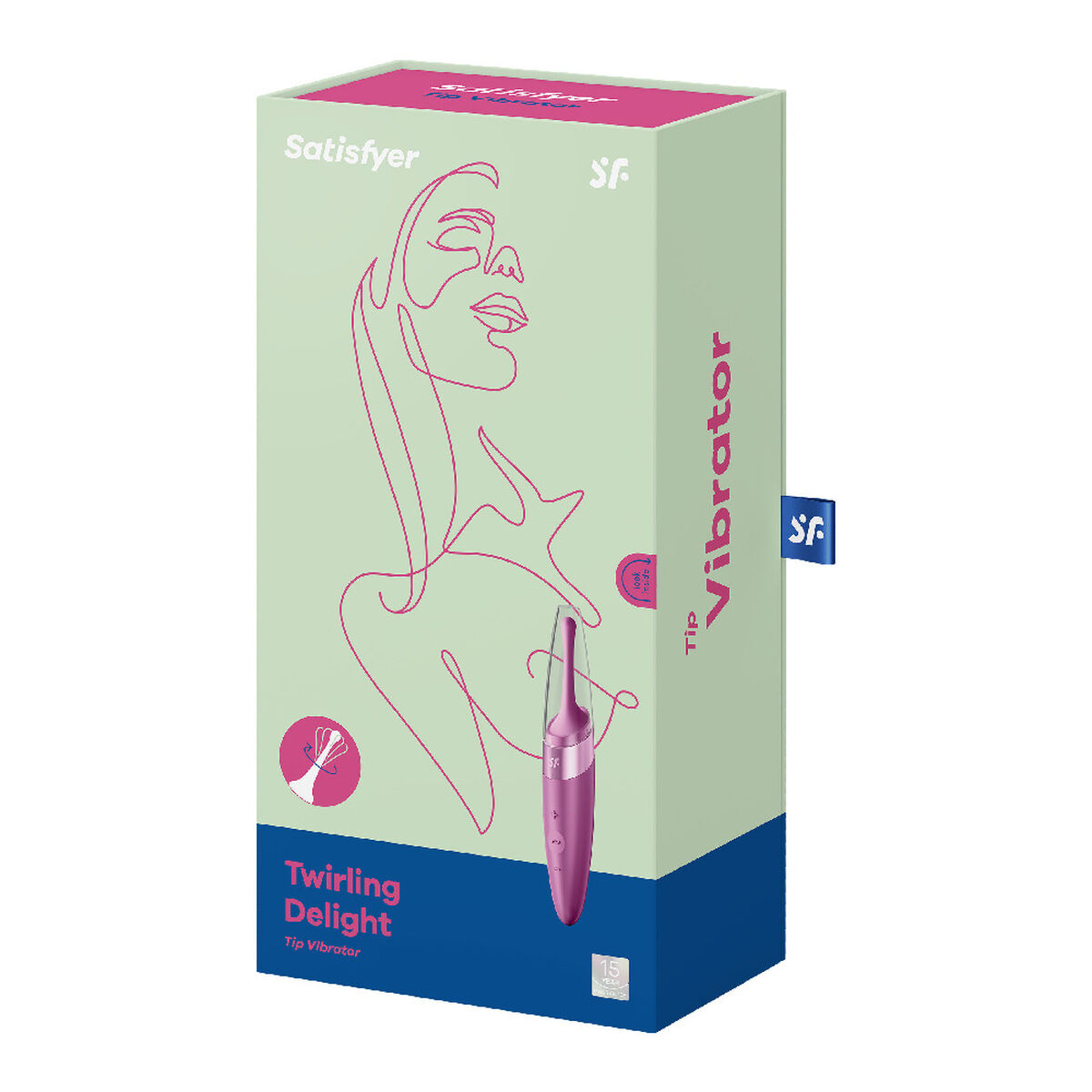 Изогнутый вибратор для клитора Satisfyer вишневый-2