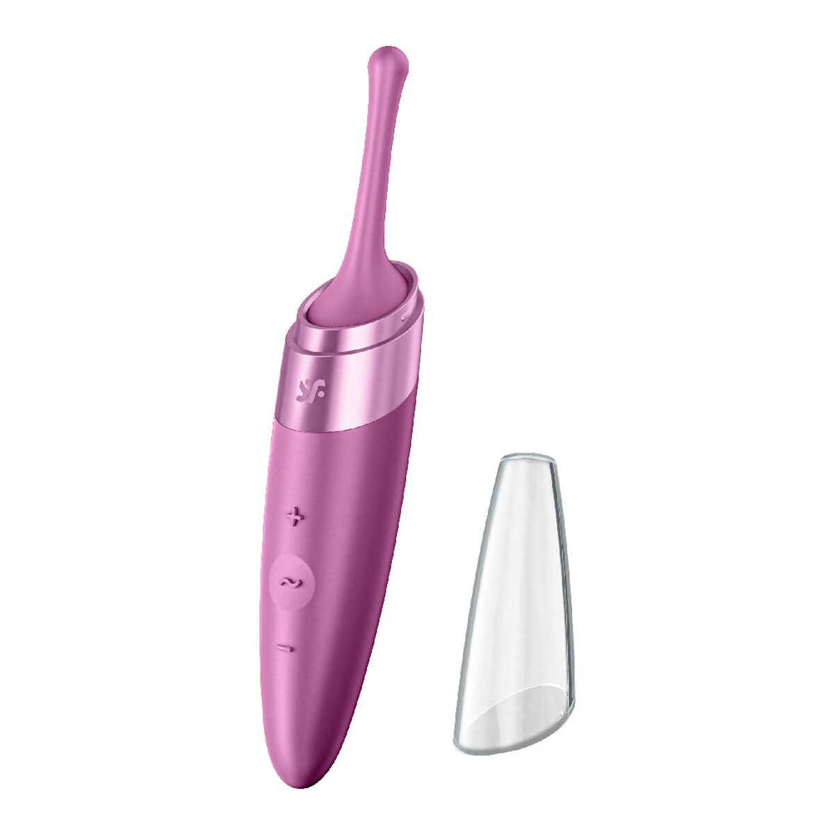 Изогнутый вибратор для клитора Satisfyer вишневый-4