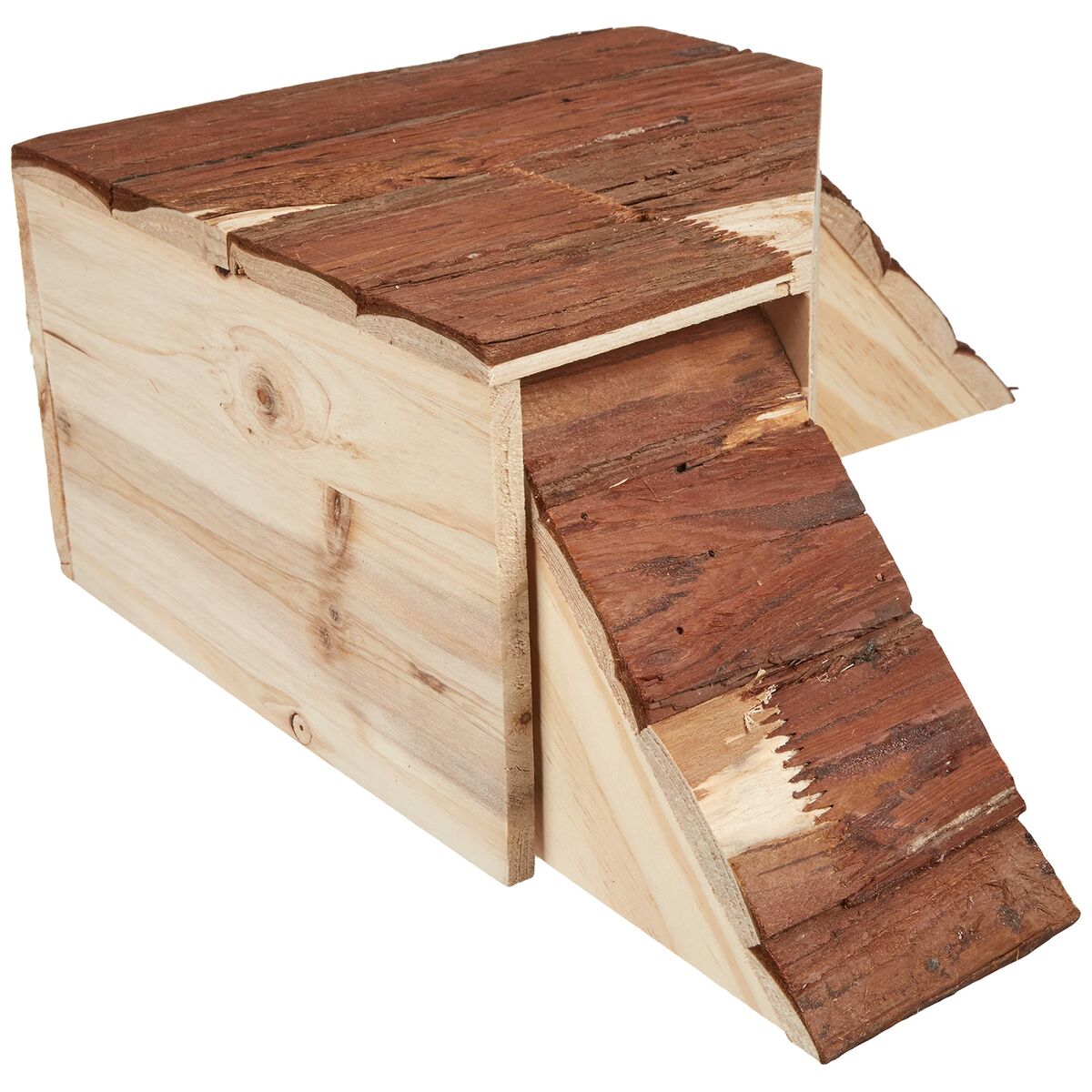 Miniatur Haus Kerbl Nagetiere 37 x 37 x 16 cm Braun Holz-2