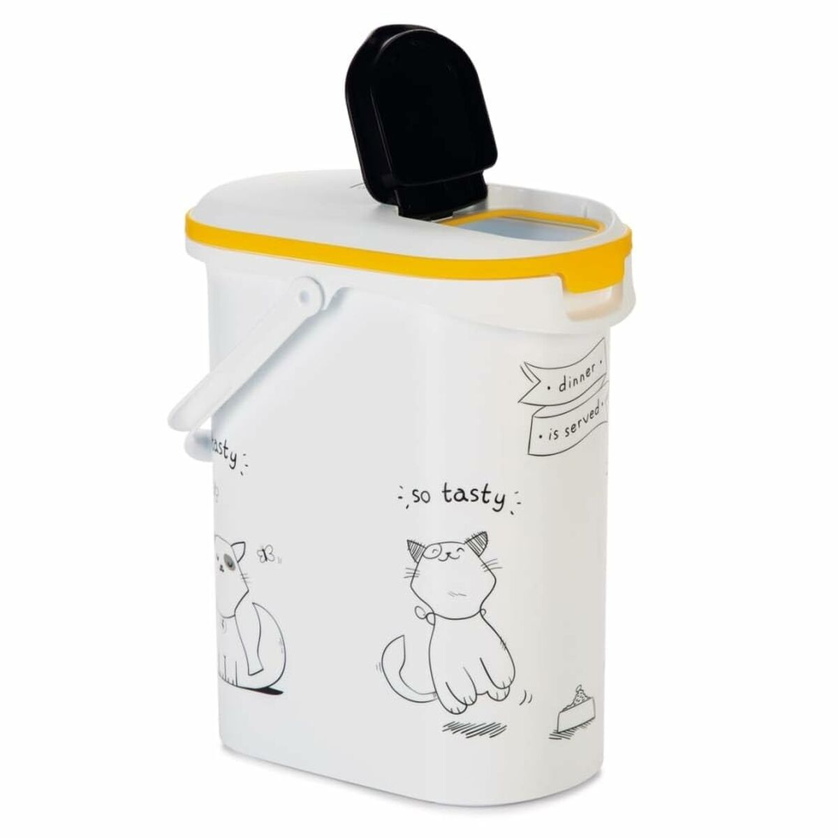Lata para animais de estimação Curver 412042 4 kg 10 L-4