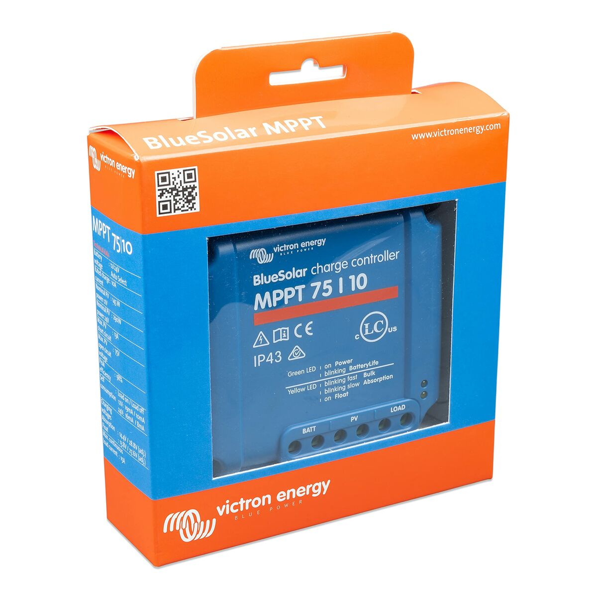وحدة تحكم Victron Energy MPPT - 75/10 الشحن 12/24 V 10 A Solar-2