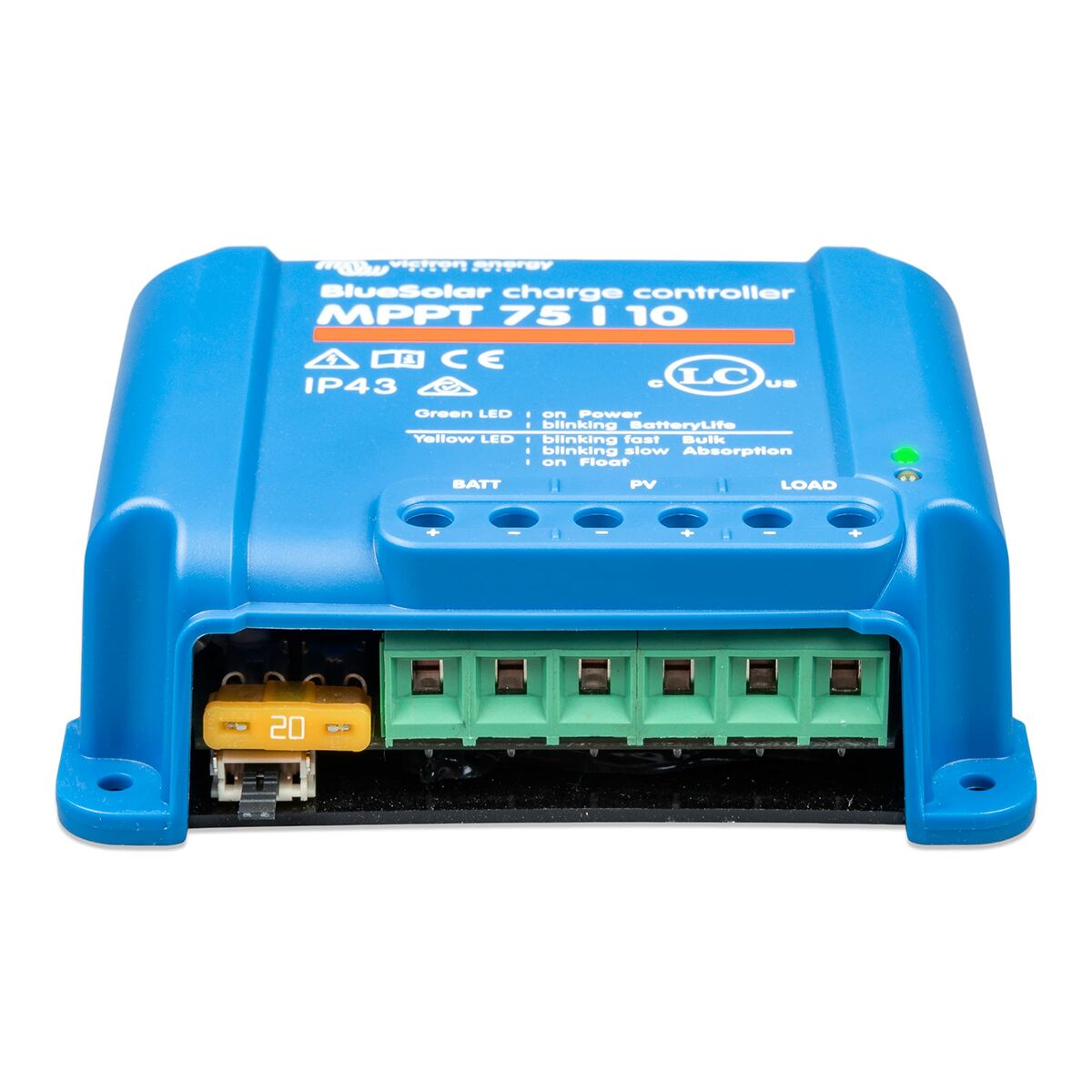 وحدة تحكم Victron Energy MPPT - 75/10 الشحن 12/24 V 10 A Solar-7
